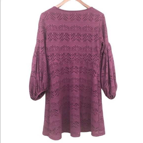 Maeve by Anthropologie eyelet dress purple xs - Picture 4 of 12
